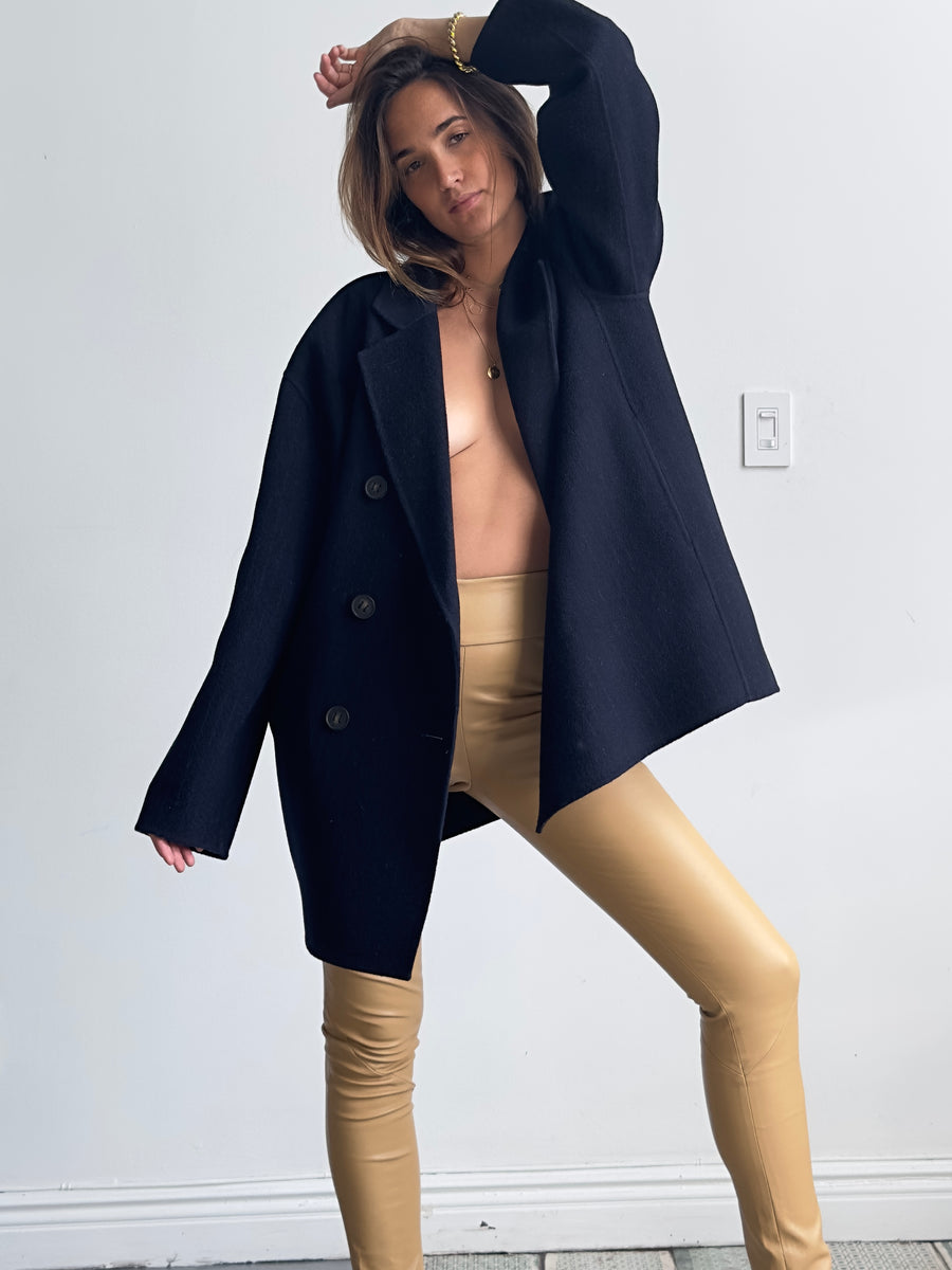 OT LEGGINGS NUDE LEATHER -SOLD OUT