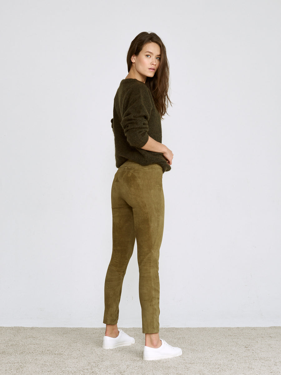 OT LEGGINGS MOSS SUEDE - LAST CHANCE