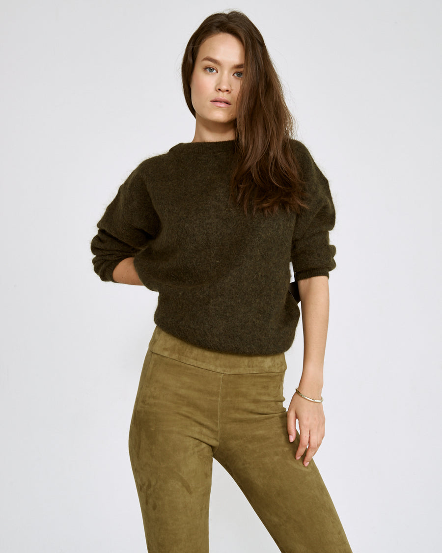 OT LEGGINGS MOSS SUEDE - LAST CHANCE