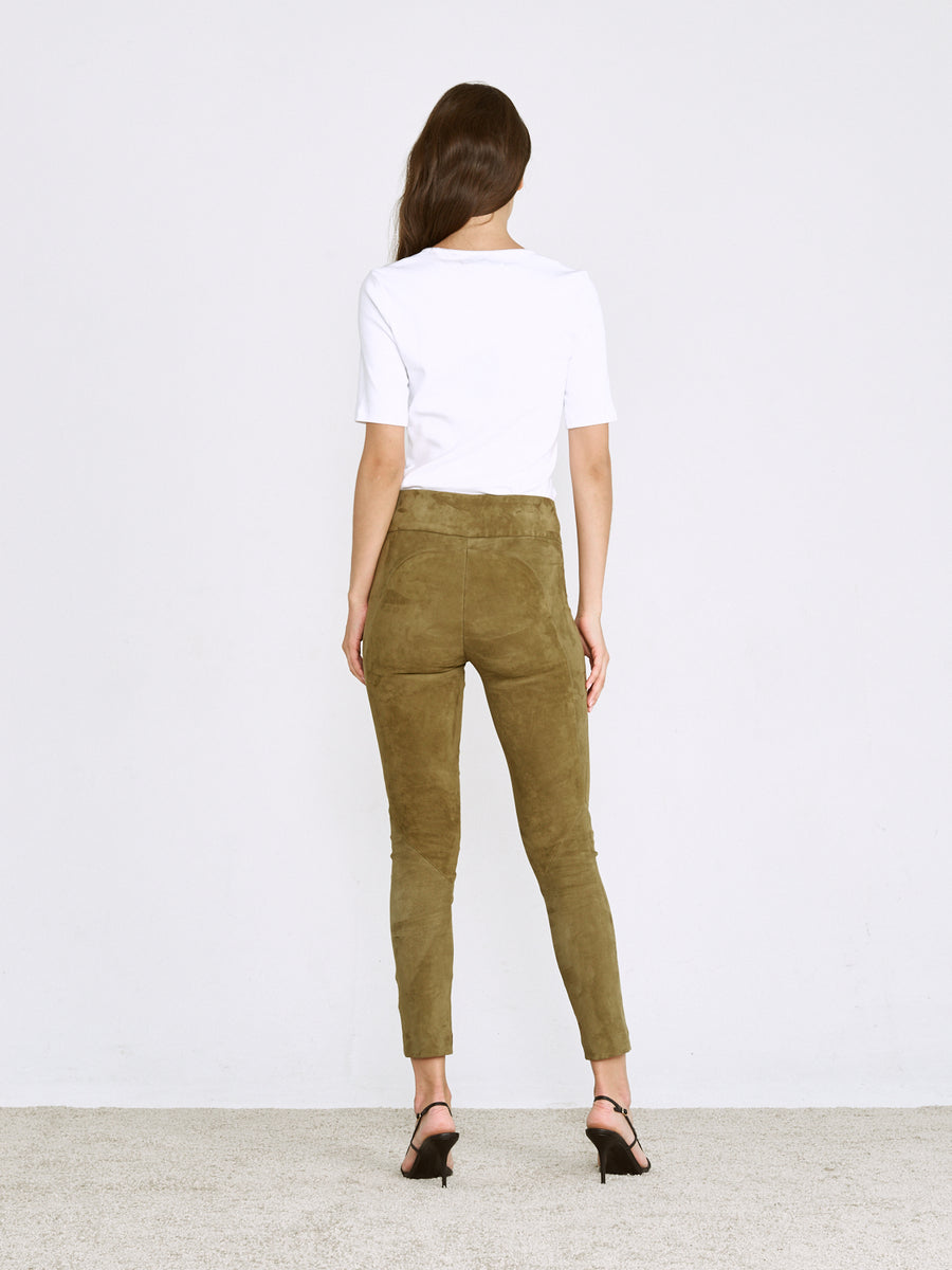 OT LEGGINGS MOSS SUEDE - LAST CHANCE