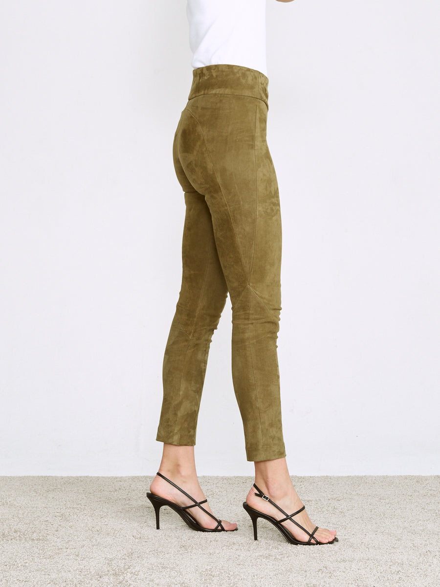 OT LEGGINGS MOSS SUEDE - LAST CHANCE