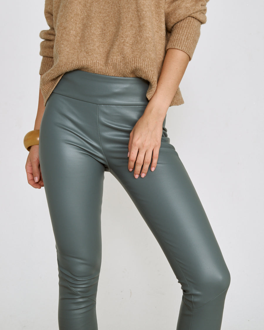 OT LEGGINGS SLATE LEATHER