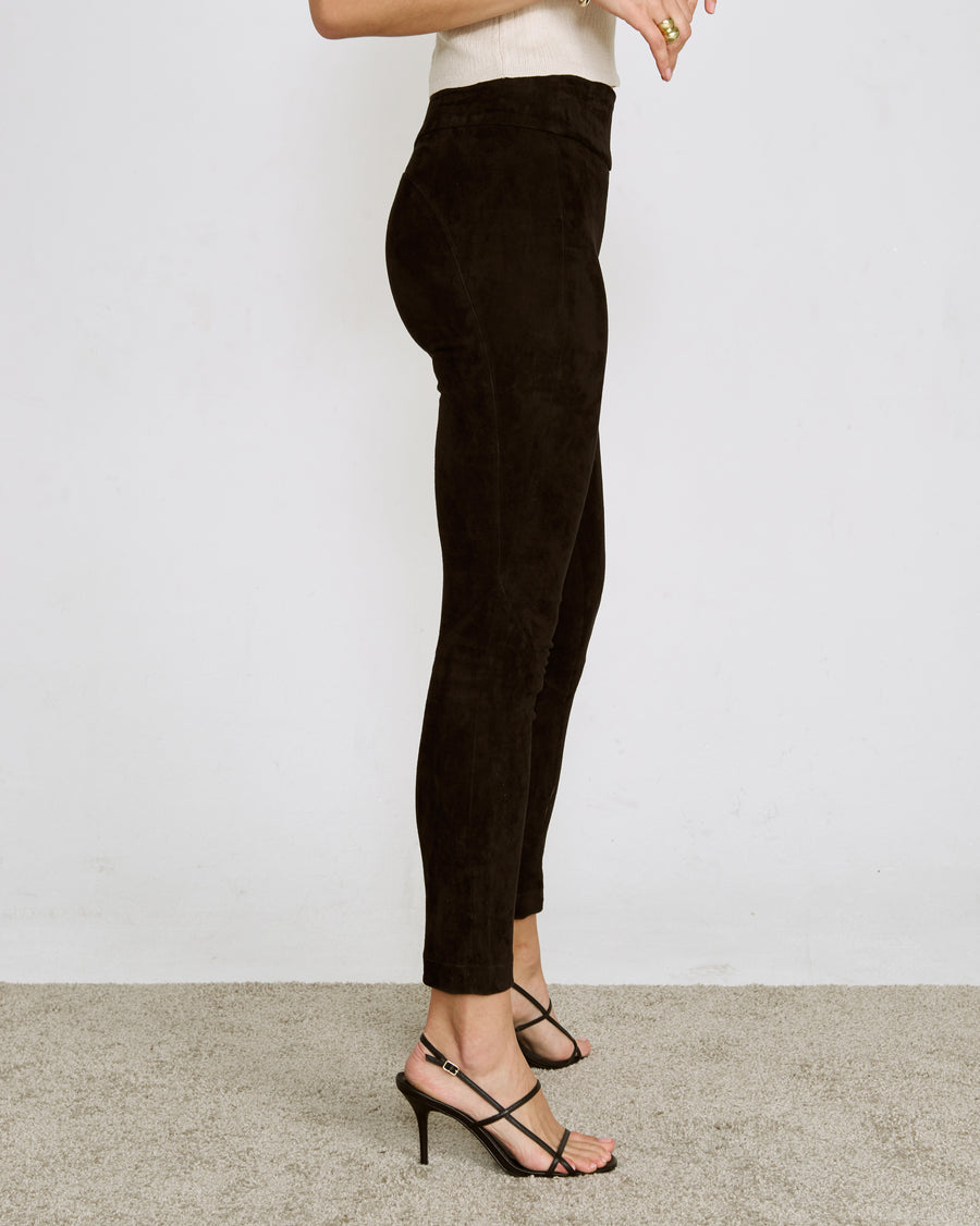 OT LEGGINGS BLACK SUEDE